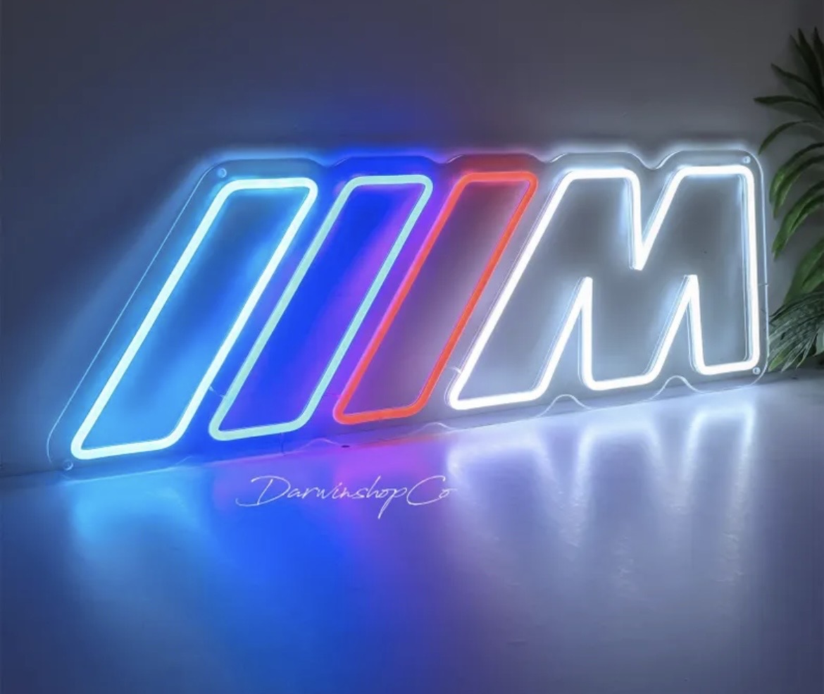 BMW M Power LED Sign
