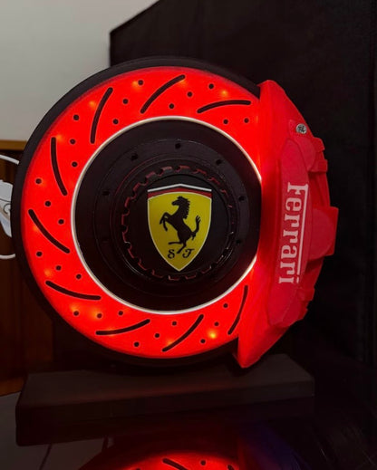 Ferrari Spinning break disk lamp