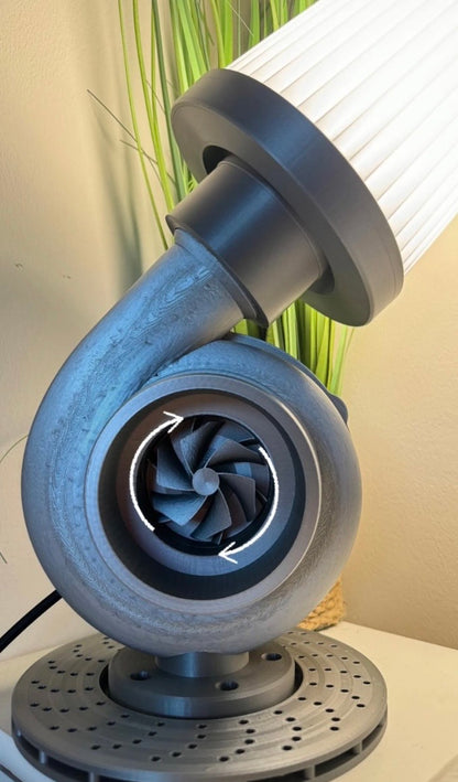 Turbocharger Desk Lamp