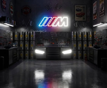 BMW M Power LED Sign
