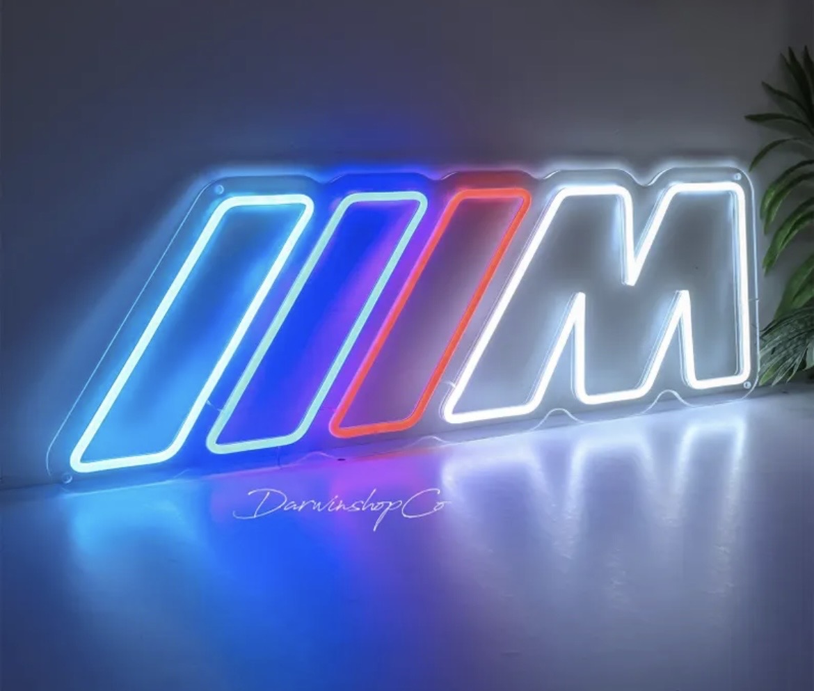 BMW M Power LED Sign
