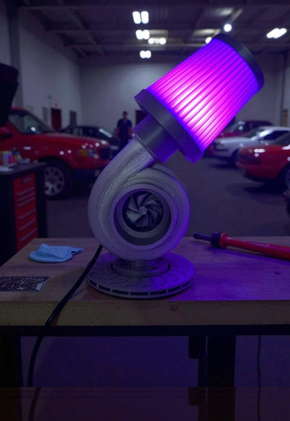Turbocharger Desk Lamp
